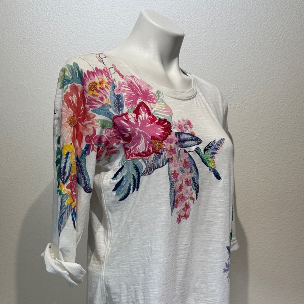 Tommy Bahama Multicolor Floral Long Sleeve Tee